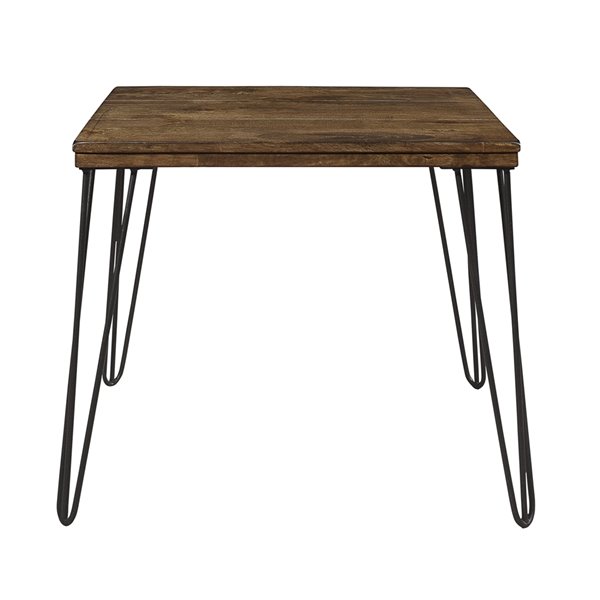 HomeTrend Kellson Square Oak Table - Brown