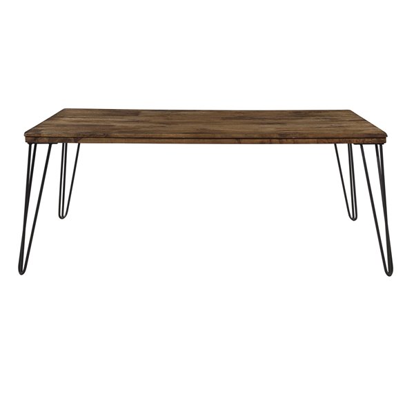 Table basse rustique en chêne Kellson de HomeTrend