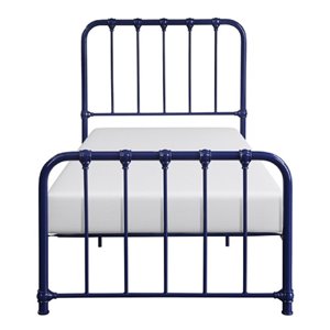 HomeTrend Bethany Platform Bed - Twin - Blue