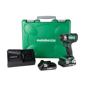 MetaboHPT 18-Volt with Variable Speed Brushless 1/2-in² Drive Impact Wrench (Battery Included)