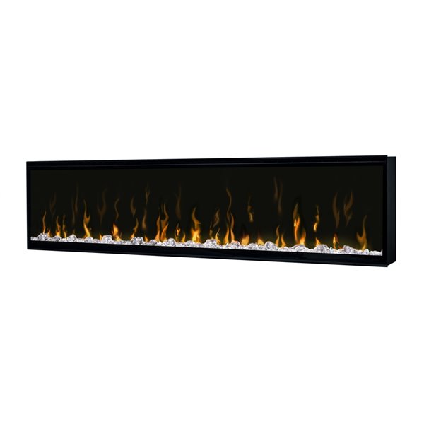 Dimplex Fan-Forced Electric Fireplace - 60-in W - Black XLF60 | RONA