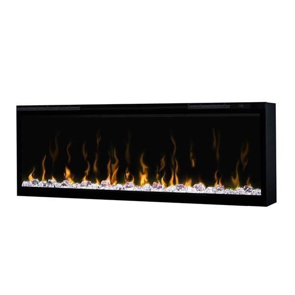 Dimplex IgniteXL 8530 BTU 50-in W Black Linear Built-In Fan-Forced Electric Fireplace