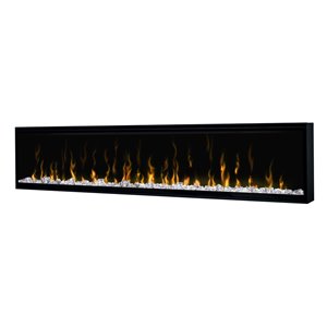 Dimplex Fan-Forced Electric Fireplace - 74-in W - Black