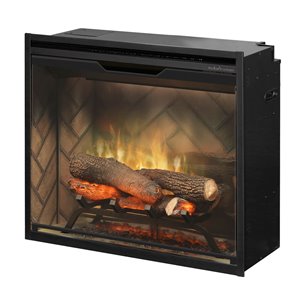 Dimplex Revillusion 1500 W 5118 BTU 24-in Black Electric Fireplace Insert with Remote Control Included