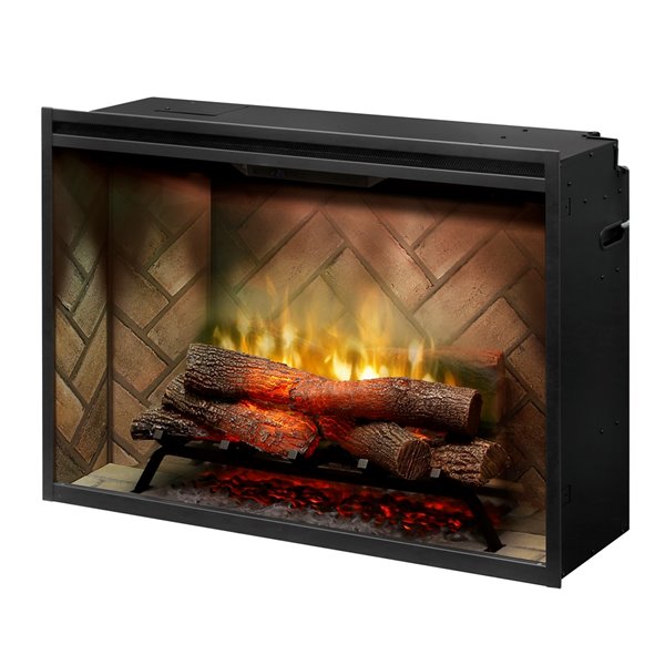 Dimplex Revillusion Electric Fireplace Insert 36in Black RBF36 RONA