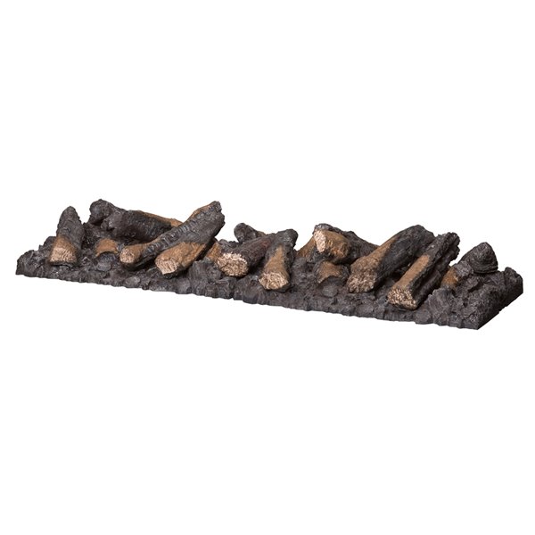 Dimplex Opti-Myst Plastic Embers Log Set - Brown