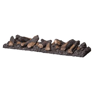 Dimplex Opti-Myst Plastic Embers Log Set - Brown