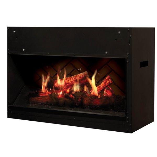 Dimplex FanForced Electric Fireplace 29in W Black VF2927L RONA