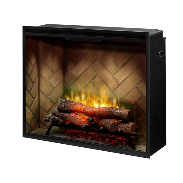 Dimplex Revillusion 36-in Black Electric Fireplace Insert with Remote Control