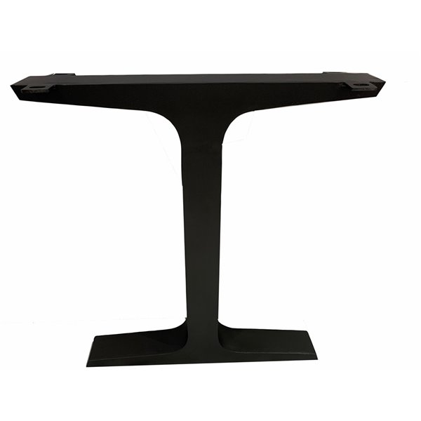 MobX Contemporary Dining Table T Leg 3 in x 24 in Black ZL T RONA