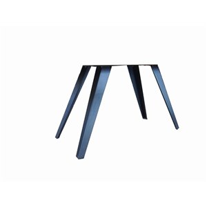 Corcoran Contemporary Dining Table Leg - 3-in x 30-in - Black