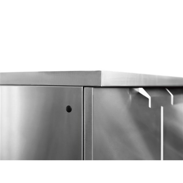 NewAge Products Outdoor Kitchen Modular Cabinet Set - Stainless Steel - 2-Piece