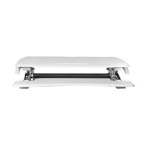 Bureau de travail Airlift de Vancouver classic, hauteur réglable, blanc, 35,4 po