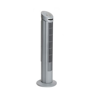 Seville Classics Oscillating Tower Fan - Grey - 40-in