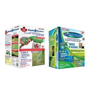 Système d'hydro-ensemencement et trousse de recharge Hydro Grass de Canada Green