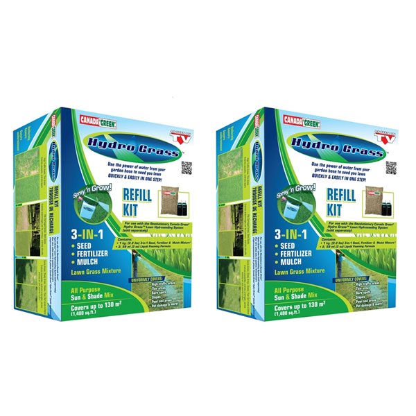 Canada Grass Hydro Grass Refill Kit - 2-Pack