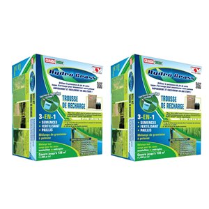 Trousse de recharge Hydro Grass de Canada Green, paquet de 2