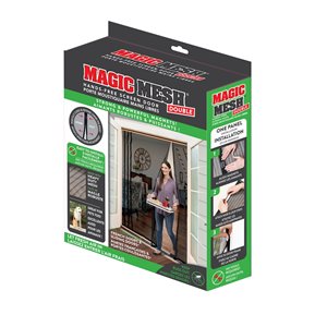 Magic Mesh Double Hands-Free Screen Door