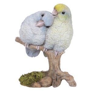 Hi-Line Gift Animal Resin Garden Statue - 5.63-in - Blue/Yellow