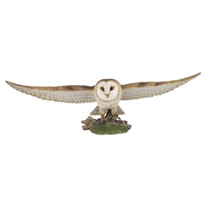 Hi-Line Gift Animal Resin Garden Statue - 9.06-in - Brown/White