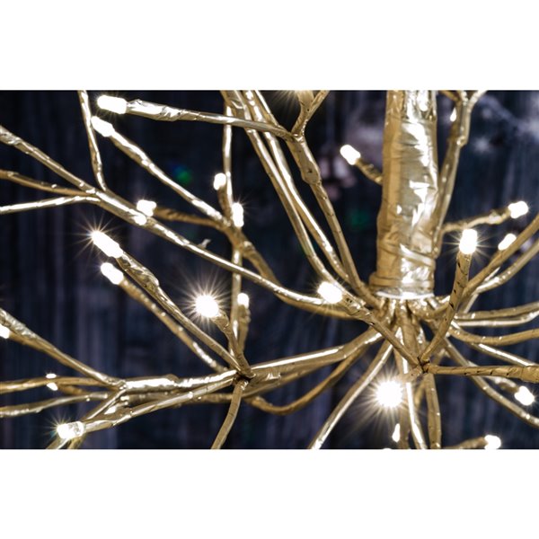 Hi-Line Gift Ltd. 15.75-in Starburst Accent Lamp Light - Gold