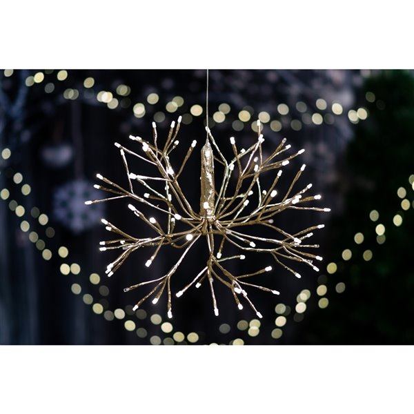 Hi-Line Gift Ltd. 15.75-in Starburst Accent Lamp Light - Gold