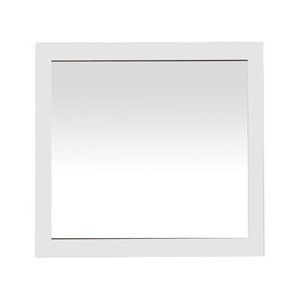 Miroir de salle de bain Selena de GEF, 30 po, rectangulaire, blanc