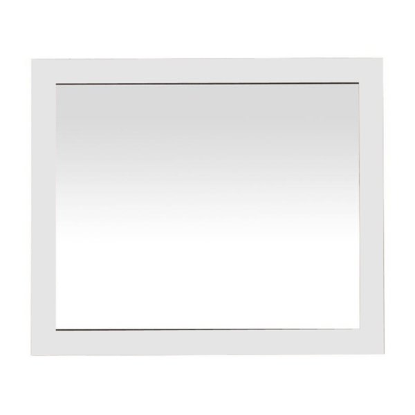 Miroir de salle de bain Selena de GEF, 36 po, rectangulaire, blanc