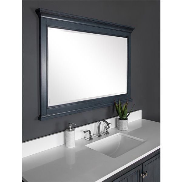 Foremost Brantley Mirror for Bathroom  in Blue Polished - 46-in