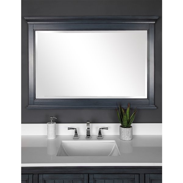 Foremost Brantley Mirror for Bathroom  in Blue Polished - 46-in