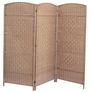 Écran pliable en bambou de IH Casa Decor, 39 po l x 74 po H, brun