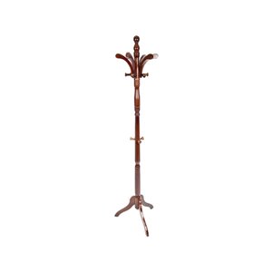 IH Casa Decor Brown 5-Hook Traditional Coat Stand