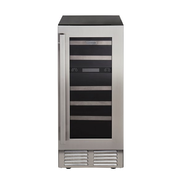 Marathon Builtin/Freestanding Dual Zone Wine Cooler 28 Bottles