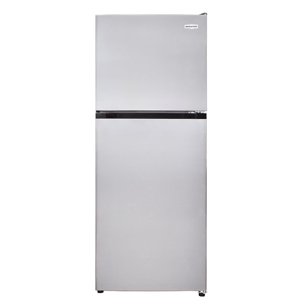 Marathon Frost Free Top Mount Refrigerator - Fingerprint-Resistant - 12 ...