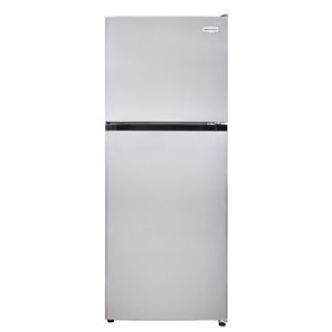 Marathon Frost Free Top Mount Refrigerator - Fingerprint-Resistant - 12.1-cu ft - Stainless Steel