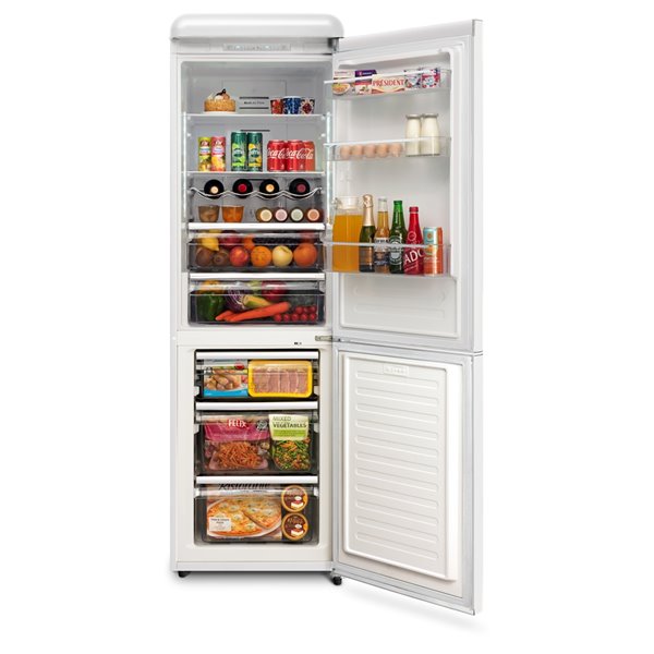 Epic Fingerprint-Resistant Bottom Mount Frost Free Refrigerator - 11.1-cu ft - White