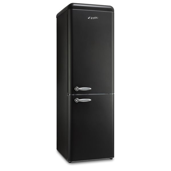 Epic Fingerprint-Resistant Bottom Mount Frost Free Refrigerator - 11.1-cu ft - Black