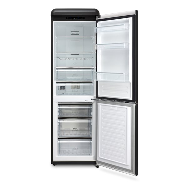 Epic Fingerprint-Resistant Bottom Mount Frost Free Refrigerator - 11.1-cu ft - Black