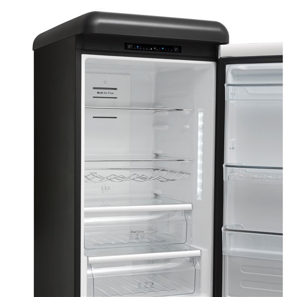 Epic Fingerprint-Resistant Bottom Mount Frost Free Refrigerator - 11.1-cu ft - Black