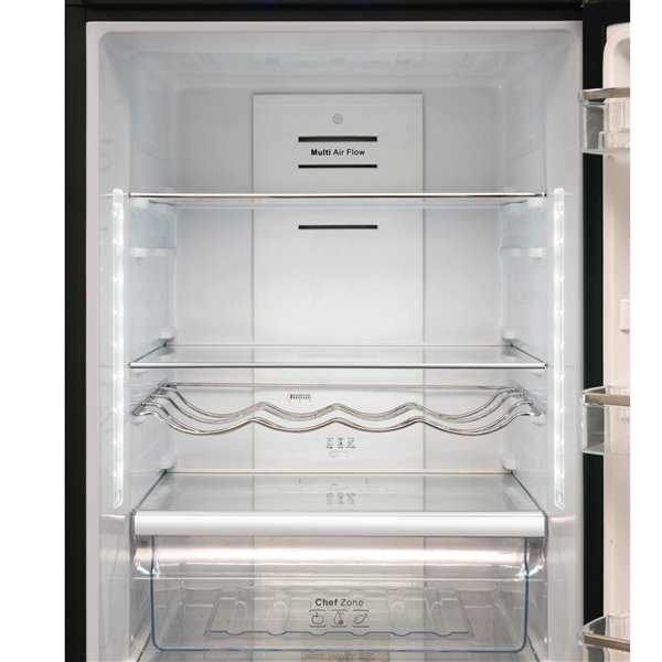 Epic Fingerprint-Resistant Bottom Mount Frost Free Refrigerator - 11.1-cu ft - Black