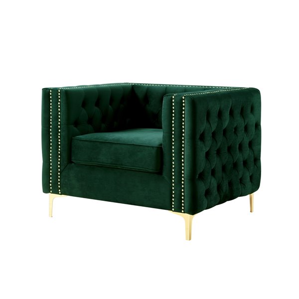 hunter green chair