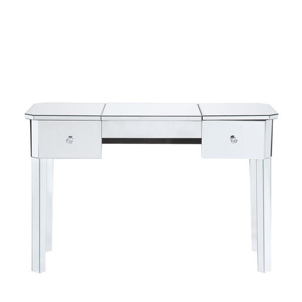 Inspired Home Isla 18-in Clear Makeup Vanity