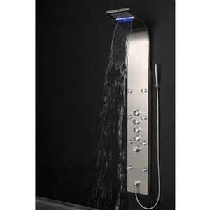 AKDY Stainless Steel 8-Spray Shower Panel System