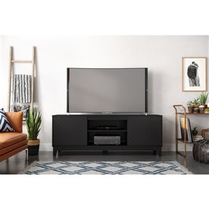 Nexera Arrow TV Stand for TVs up to 80-in - Black