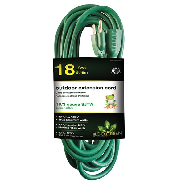 Utilitech 2-ft 12 / 3-Prong Outdoor Stw Heavy Duty Lighted Extension Cord  in the Extension Cords department at