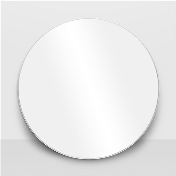 Hudson Home Emerson 31 5 In L X W Round Framed Mirror Chrome Km800 Rona Hudson Home Emerson 31 5 In L X, Chrome Frame Circular Mirror