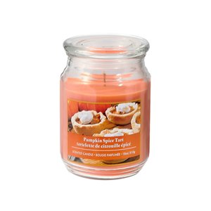 Chandelle en pot Épices à la citrouille de 18 oz et 2 mèches par IH Casa Decor, lot de 2