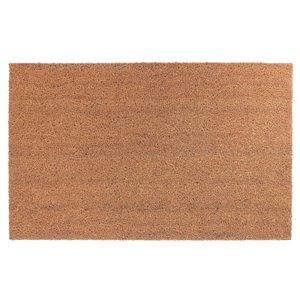 IH Casa Decor 24-in x 16-in Brown Rectangular Indoor Entryway Door Mat