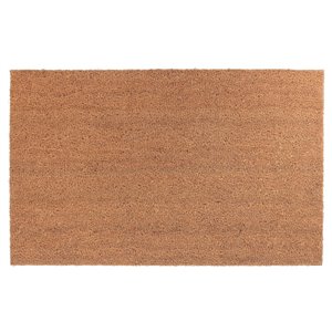 iH casadécor 30-in x 18-in Brown Rectangular Indoor Entryway Door Mat