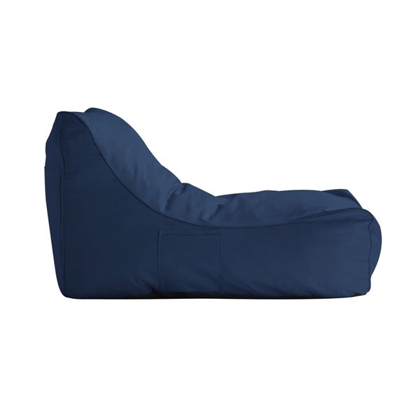 Inspired Home Loungie Nylon Indoor/Outdoor Resty Chair - Navy